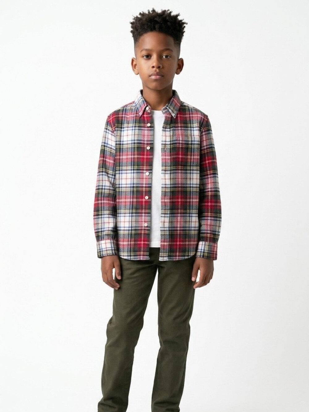 Polo by Ralph Lauren Kids Plaid Shirt - Red, Blue, White